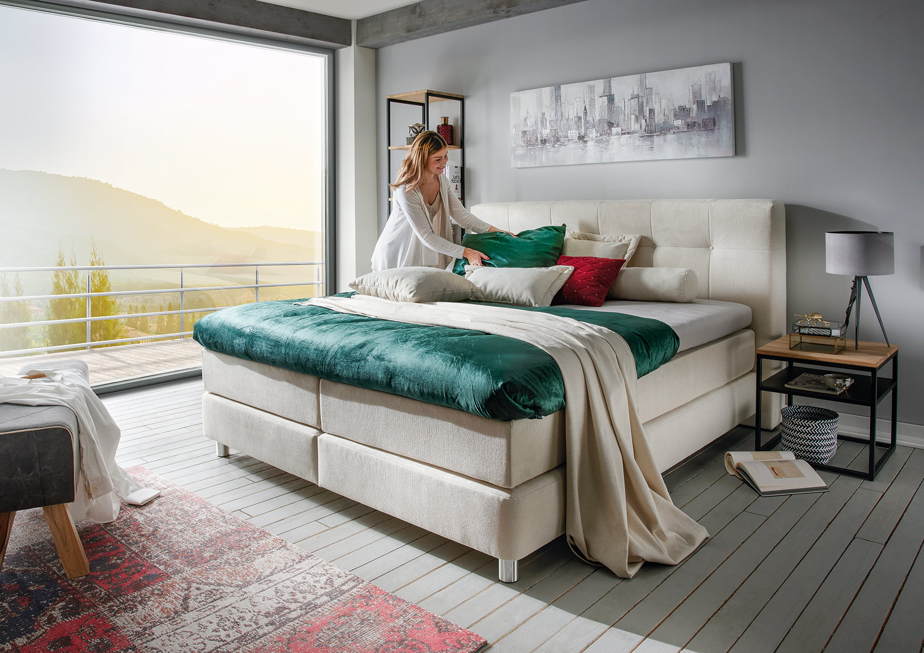 NATURA HOME Alpin Boxspringbett