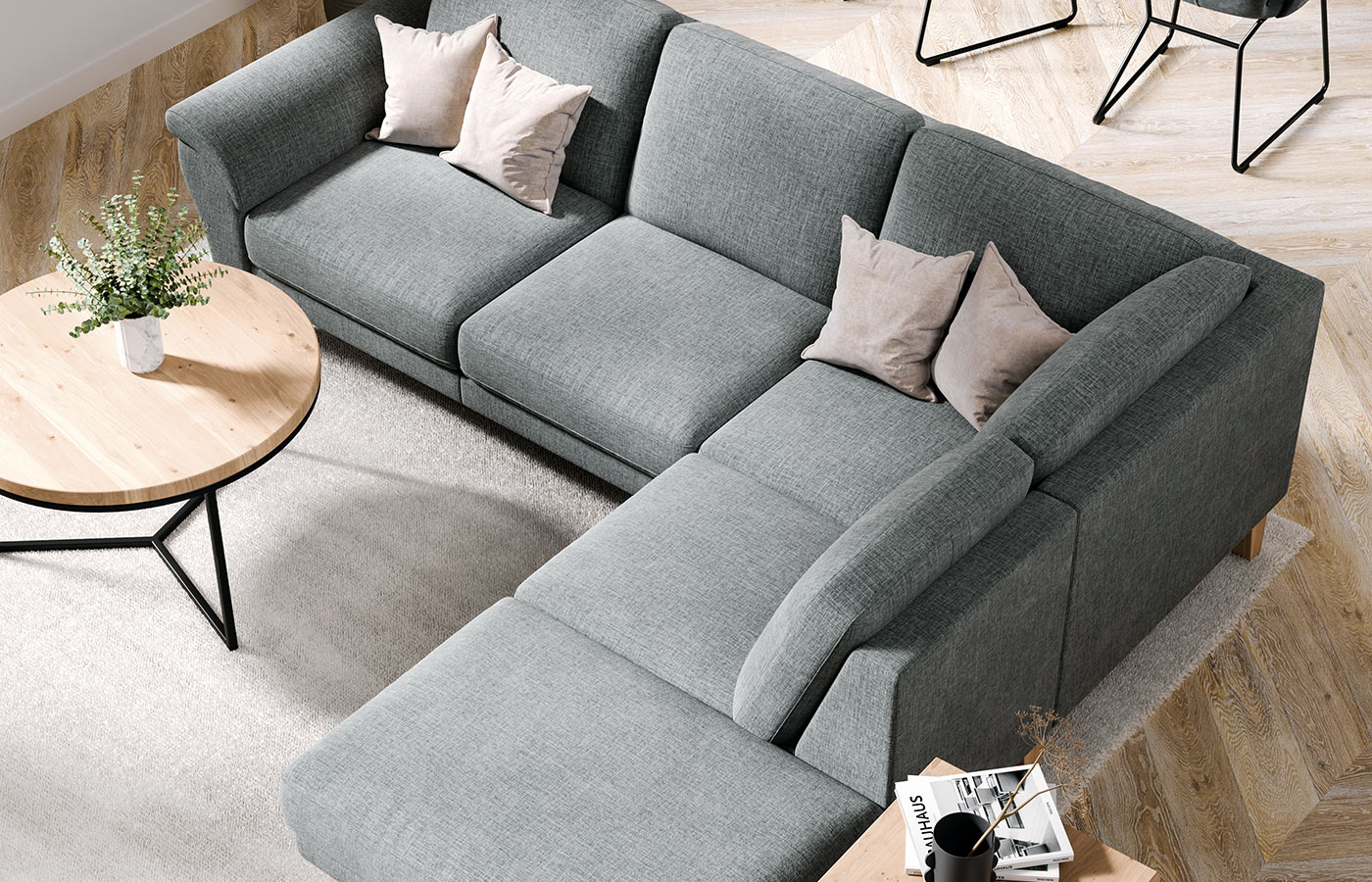 NATURA HOME Rockport Ecksofa